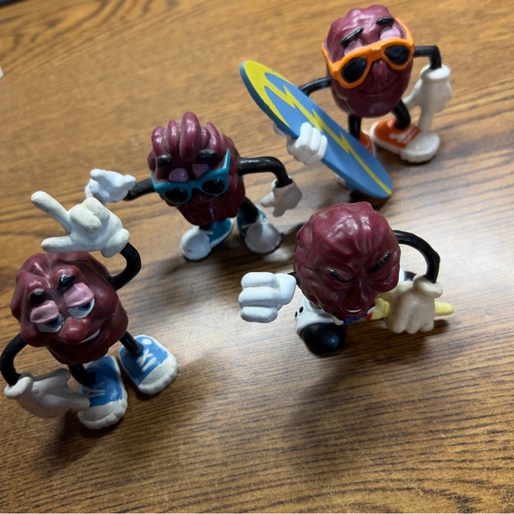 Vintage California Raisins Lot of 4 - Picture 1 of 5